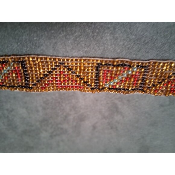 Vintage Southwestern Glass Beaded Bookmark Handmade - Picture 7 of 7